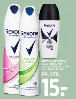 REXONA DEOSPRAY ELLER ROLL-ON