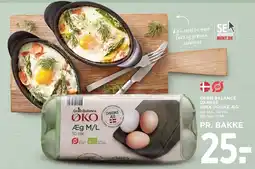 MENY GRØN BALANCE DANSKE ØKOLOGISKE ÆG tilbud