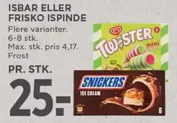 MENY Isbar eller Frisko Ispinde tilbud