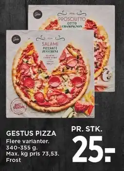 MENY GESTUS PIZZA tilbud