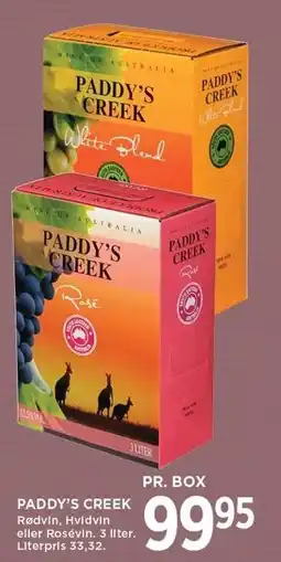 MENY PADDY'S CREEK tilbud