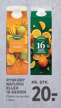 MENY RYNKEBY NATURLIG ELLER 16-SERIEN 1 LITER tilbud