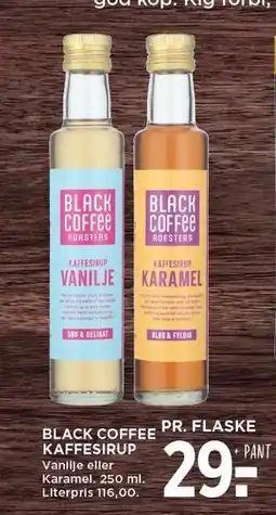 MENY BLACK COFFEE KAFFESIRUP 250 ml tilbud