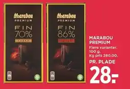 MENY MARABOU PREMIUM 100 g tilbud