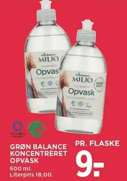 MENY GRØN BALANCE KONCENTRERET OPVASK tilbud