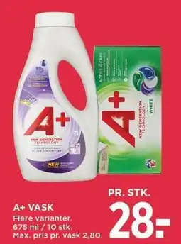 MENY A+ VASK tilbud