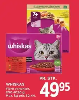 MENY WHISKAS tilbud