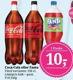 Dagli'Brugsen Coca-Cola eller Fanta tilbud