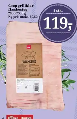 Dagli'Brugsen Coop grillklar flæskesteg tilbud
