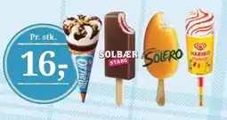 Dagli'Brugsen Cornetto, Solbær stang, Solero eller Haribo push up tilbud