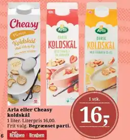 Dagli'Brugsen Arla eller Cheasy koldskål tilbud