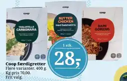 Dagli'Brugsen Coop færdigretter tilbud
