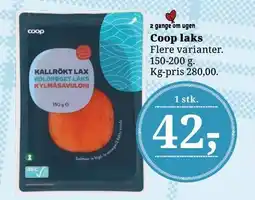 Dagli'Brugsen Coop laks eller Launis Ishavsrejer tilbud