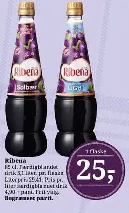 Dagli'Brugsen Ribena tilbud
