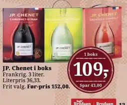 Dagli'Brugsen JP. Chenet i boks tilbud