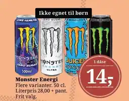 Dagli'Brugsen Monster Energi tilbud