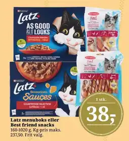 Dagli'Brugsen Latz menuboks eller Best friend snacks tilbud