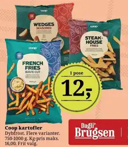 Dagli'Brugsen Coop kartofler tilbud
