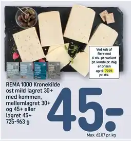 REMA 1000 REMA 1000 Kronekilde ost tilbud
