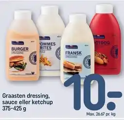 REMA 1000 Graasten dressing, sauce eller ketchup tilbud