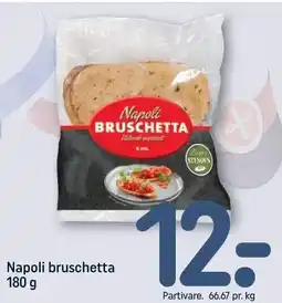 REMA 1000 Napoli bruschetta tilbud