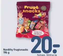 REMA 1000 Nordthy frugtsnacks tilbud