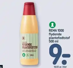 REMA 1000 REMA 1000 flydende plantefedtstof tilbud