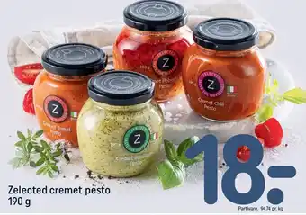 REMA 1000 Zelected cremet pesto tilbud