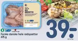 REMA 1000 Ferske danske hele rødspætter tilbud