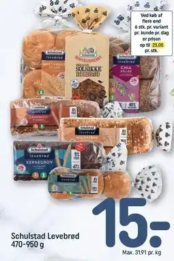 REMA 1000 Schulstad Levebrød tilbud