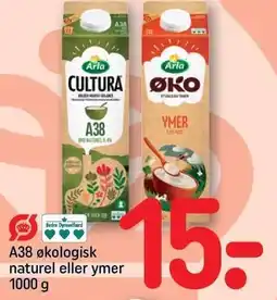 REMA 1000 A38 økologisk naturel eller ymer tilbud