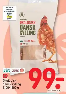 REMA 1000 Økologisk dansk kylling tilbud