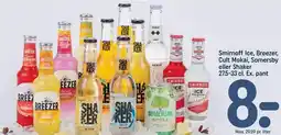 REMA 1000 Smirnoff Ice, Breezer, Cult Mokai, Somersby eller Shaker tilbud