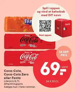 SPAR Coca-Cola, Coca-Cola Zero eller Fanta tilbud