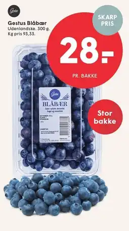 SPAR Gestus Blåbær tilbud
