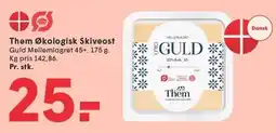 SPAR Them Økologisk Skiveost tilbud