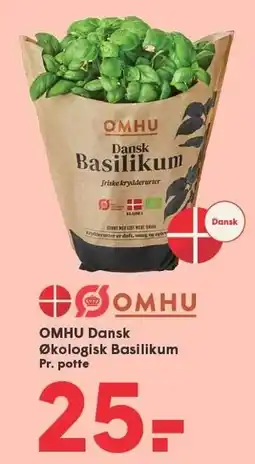 SPAR OMHU Dansk Økologisk Basilikum tilbud