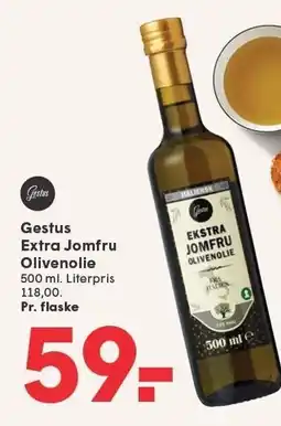 SPAR Gestus Extra Jomfru Olivenolie tilbud