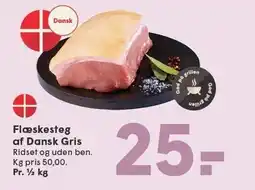 SPAR Flæskesteg af Dansk Gris tilbud