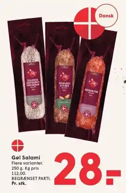 SPAR Gøl Salami tilbud