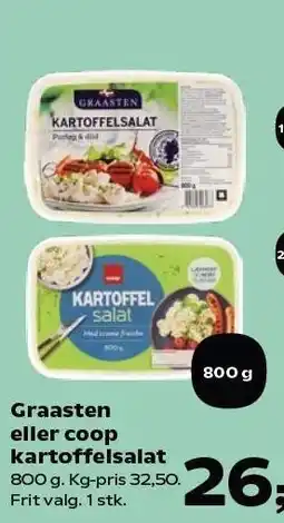 SuperBrugsen Graasten eller Coop kartoffelsalat tilbud