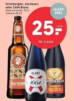 SPAR Grimbergen, Jacobsen eller 1664 Blanc tilbud