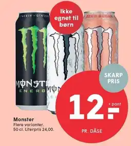 SPAR Monster tilbud