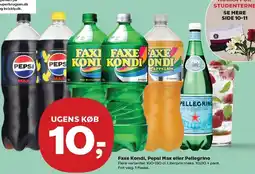 SuperBrugsen Faxe Kondi, Pepsi Max eller Pellegrino tilbud
