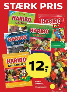 SuperBrugsen Haribo slikpose tilbud