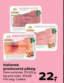 SuperBrugsen Italiensk produceret pålæg tilbud
