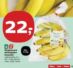 SuperBrugsen Änglamark økologiske bananer tilbud