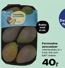 SuperBrugsen Formodne avocadoer tilbud