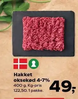 SuperBrugsen Hakket oksekød 4-7% tilbud