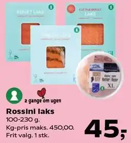SuperBrugsen Rossini laks tilbud
